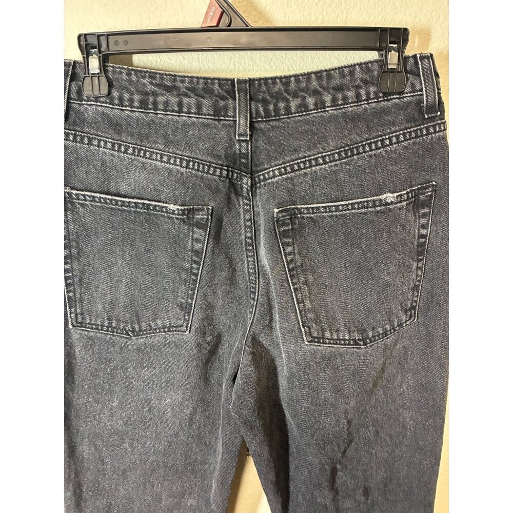 Topshop Moto Mom Denim Jeans Skinny Black Size 28x30 - Picture 4 of 7
